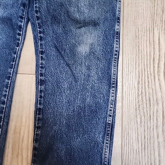 Wrangler 96501MR Regular Fit Denim Blue Jeans Mens Size 42W 30L - Picture 3 of 8